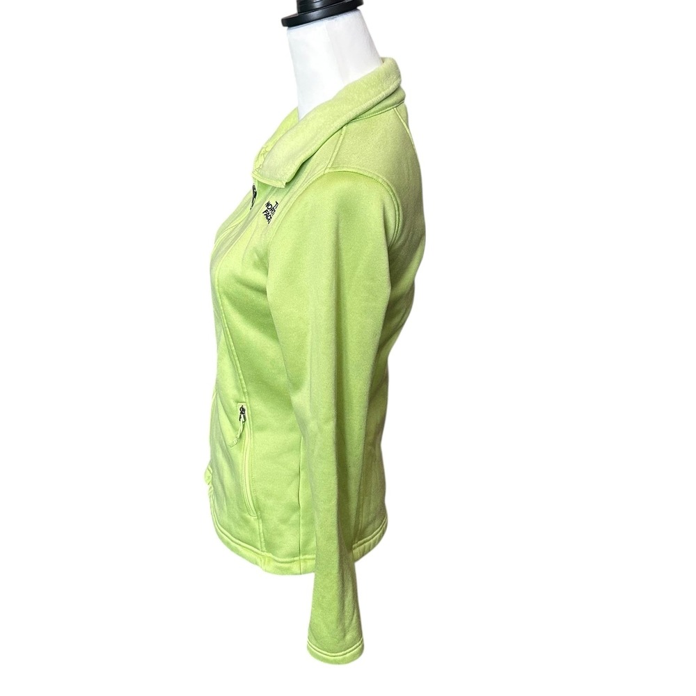 The North Face Jacket Women's‎ Small Lime Green Highanddry Fleece Liner Full Zip - Picture 2 of 13